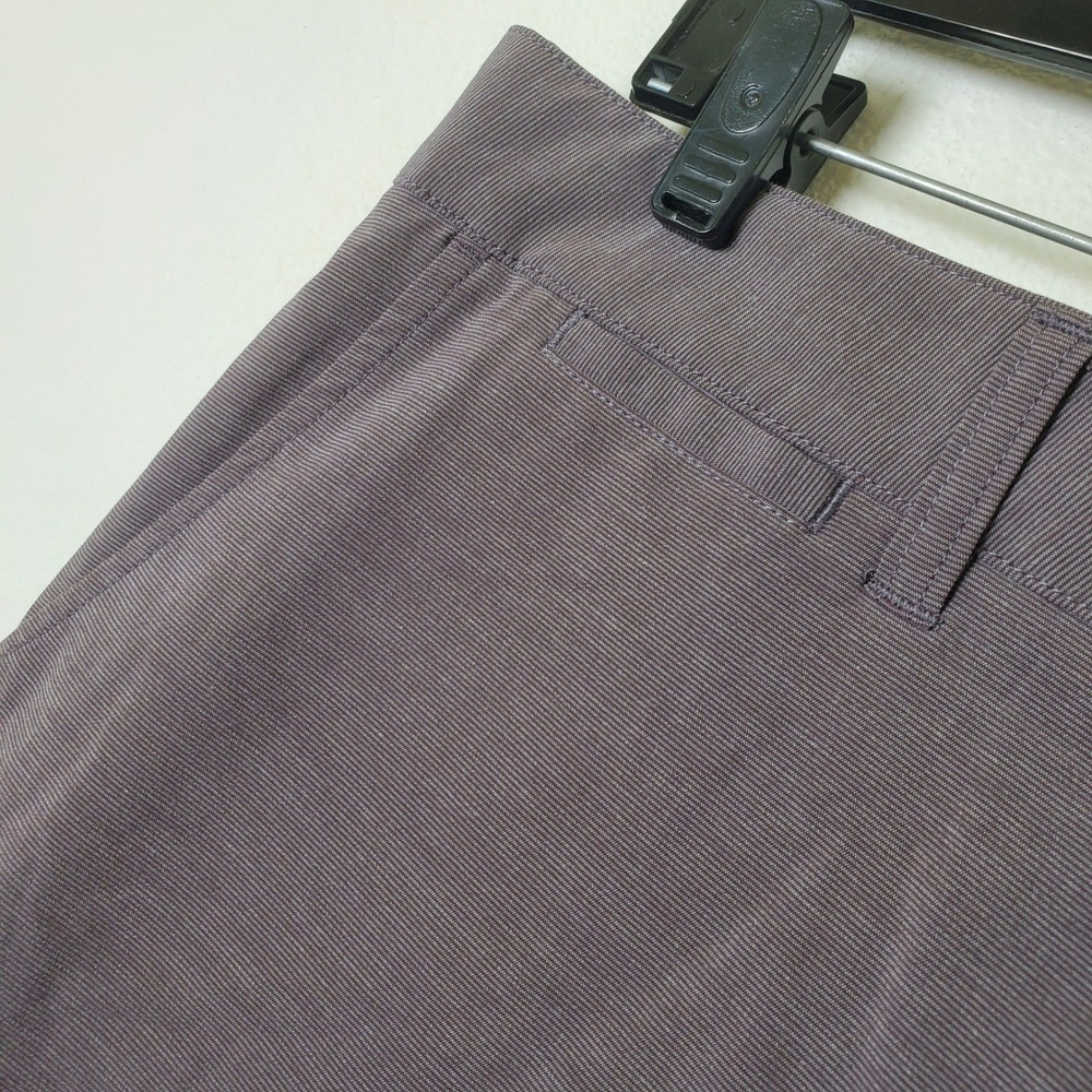 Johnnie-O‎ Steel Gray Performance Woven Shorts Stretch Golf Casual Men's Size 34 - Picture 12 of 15